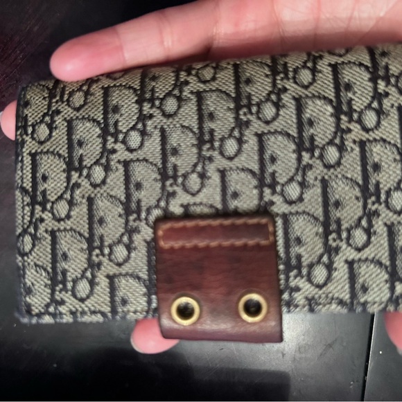 Vintage Dior Black and Brown woman key Wallet - Picture 2 of 8